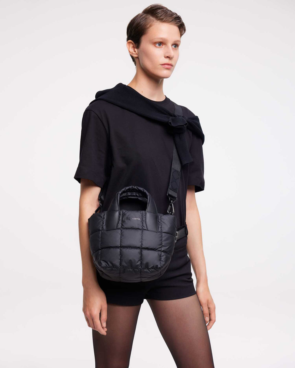 Porter Tote Mini Matt Black - VEE COLLECTIVE