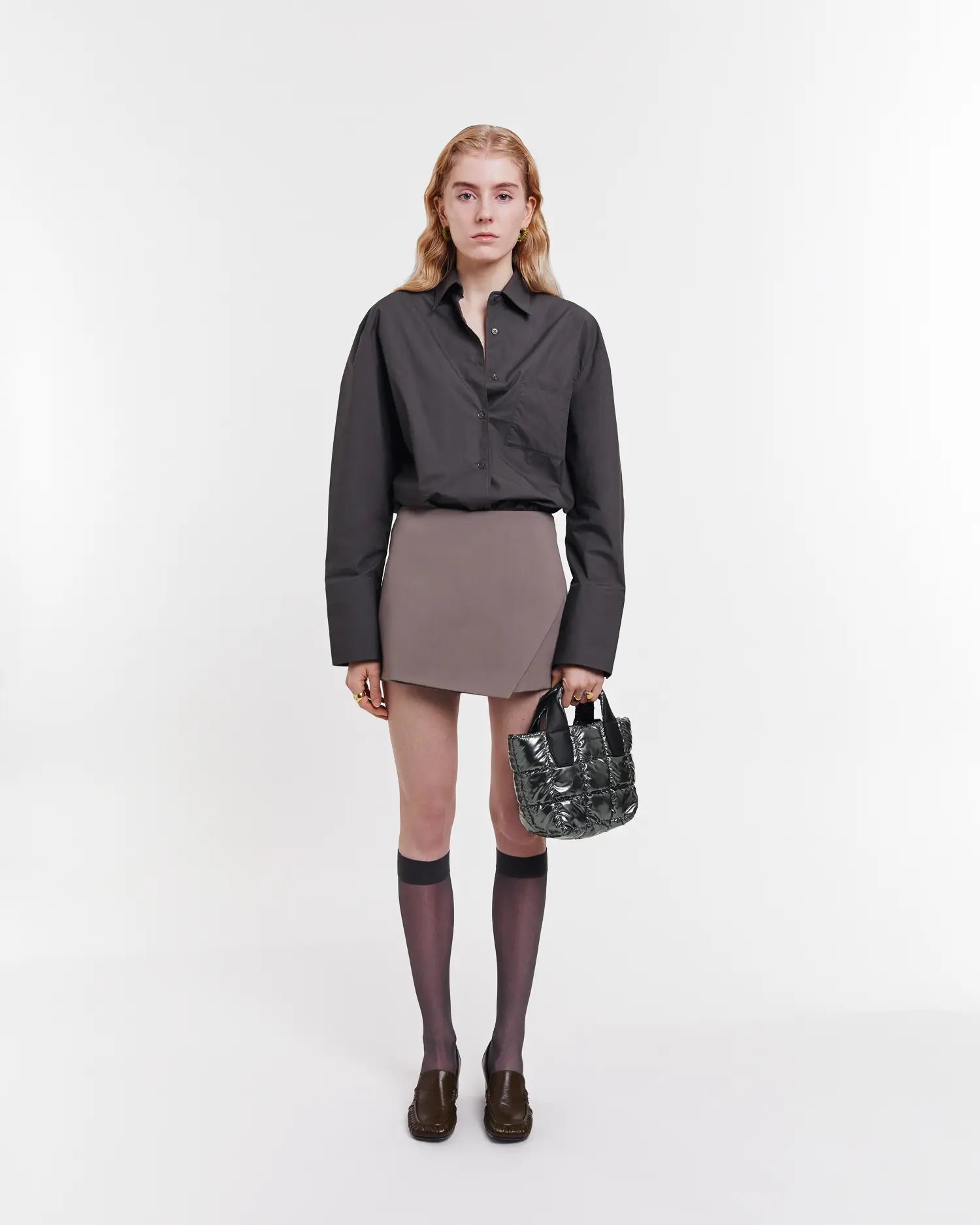 【PORTER】MINI TOTE BAG Porter Tote Mini | Gadget Grey Mini Tote Bags | VEE COLLECTIVE