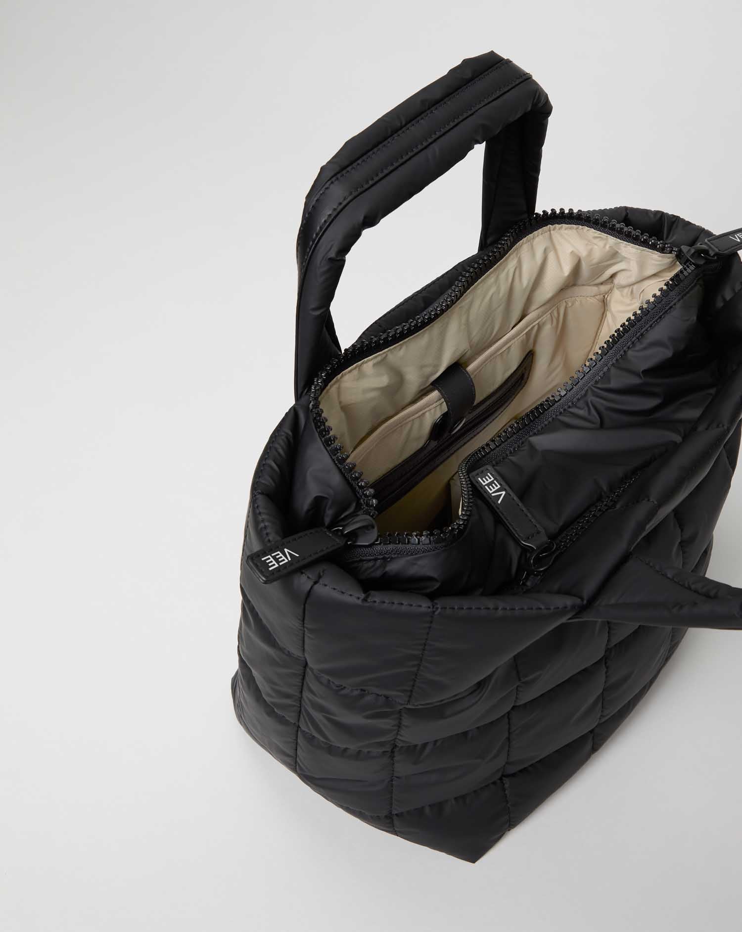 Porter Tote Small | Matt Black Small Tote Bags | VEE COLLECTIVE