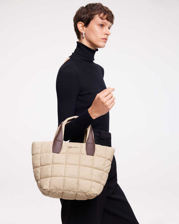 Porter Tote Small Sand - VEE COLLECTIVE