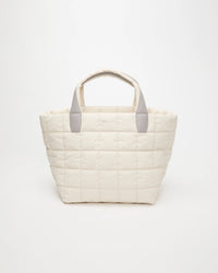 Front view of the Porter Tote Bag Medium in Barely Beige by Vee Collective.