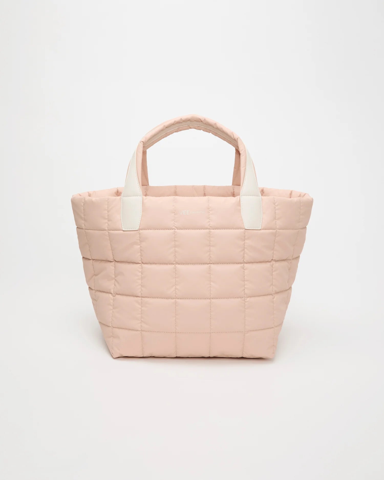 Front view of the Porter Tote Bag Medium in Cameo Rose by Vee Collective.