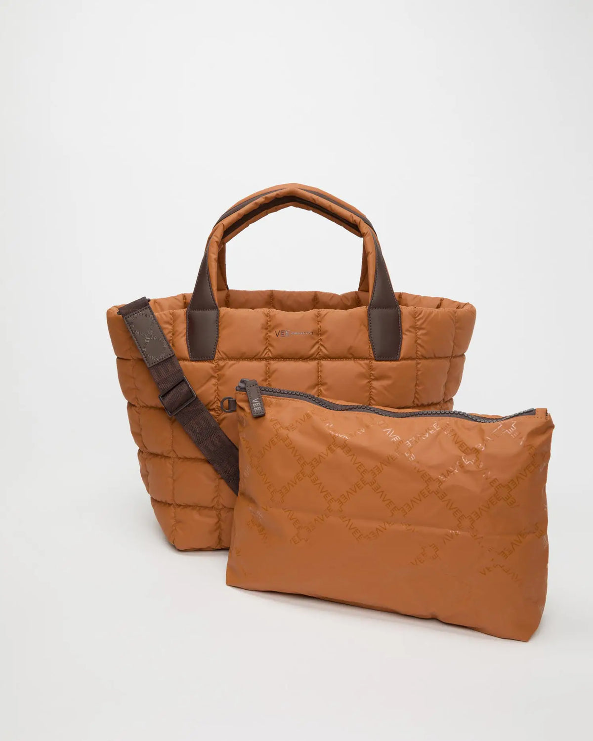 Porter Tote Medium | Cognac Medium Tote Bags | VEE COLLECTIVE