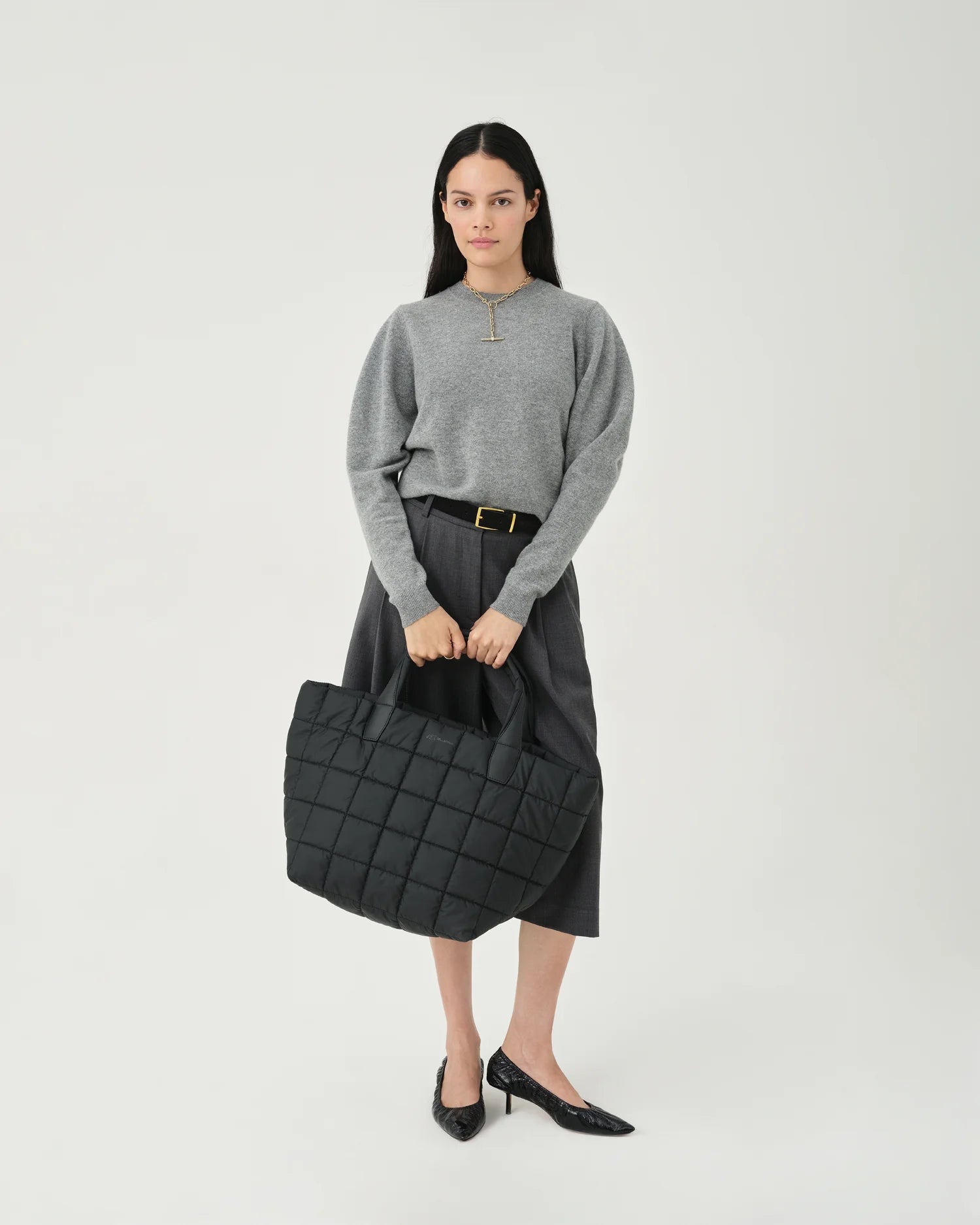 Porter Tote Medium Matt Black