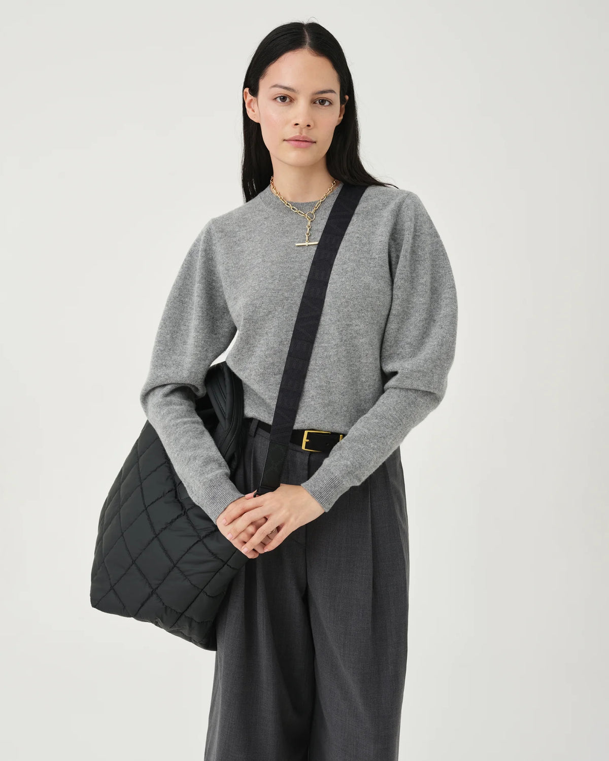 Porter Tote Medium Matt Black