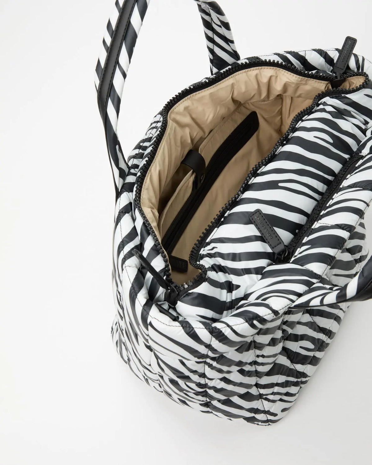 Porter Tote Medium Zebra by VEE COLLECTIVE