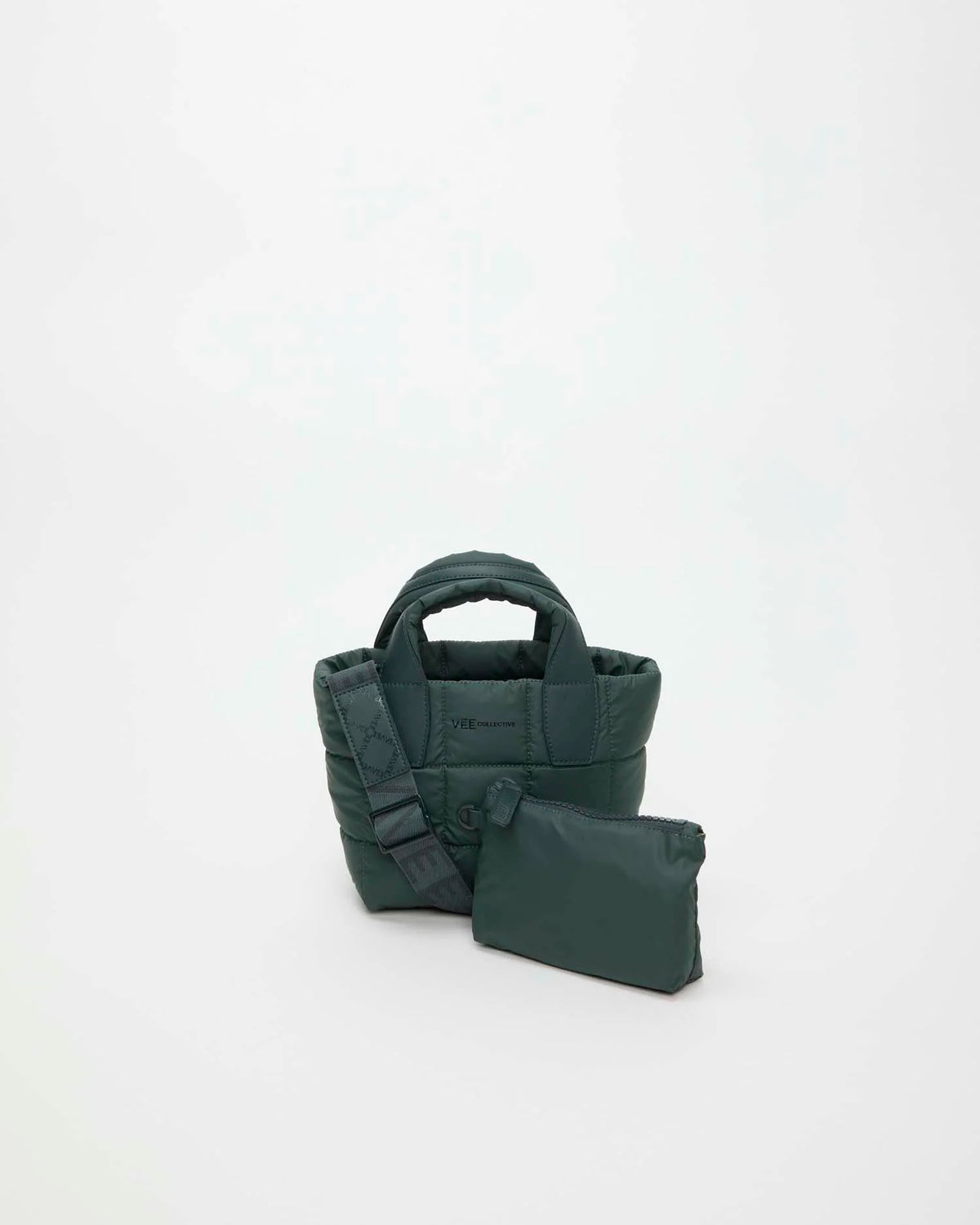 Porter Tote Mini Bottle Green by VEE COLLECTIVE