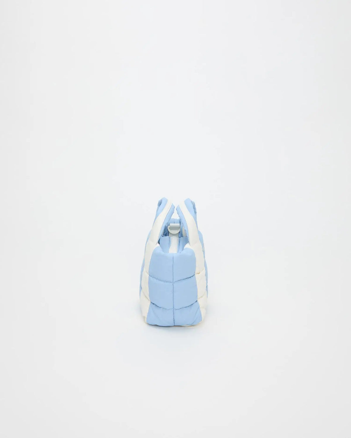 Porter Tote Mini Cerulean Marshmallow Stripes