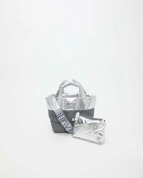 Porter Tote Mini Silver Grey by VEE COLLECTIVE
