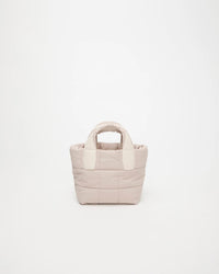 Front view of the Porter Tote Bag Mini in Soft Taupe by Vee Collective.