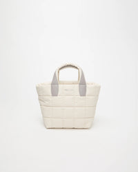 Front view of the Porter Tote Bag Small in Barely Beige by Vee Collective.