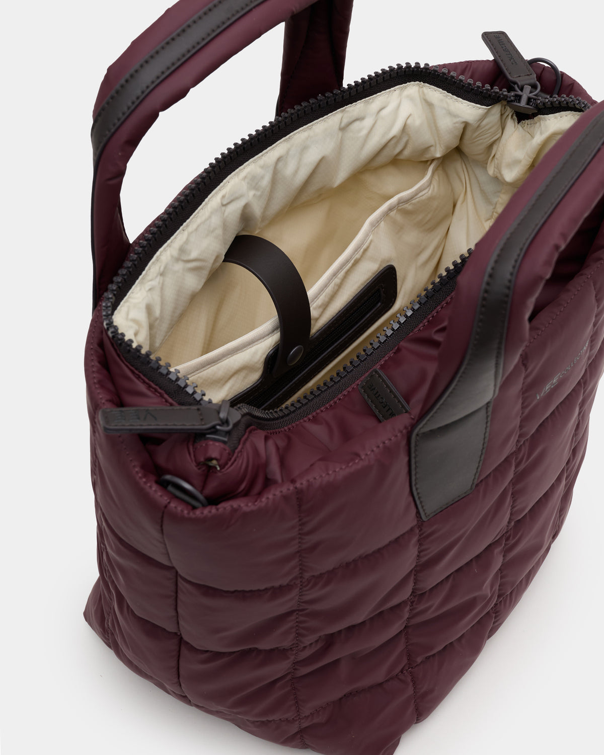 Porter Tote Small Bordeaux