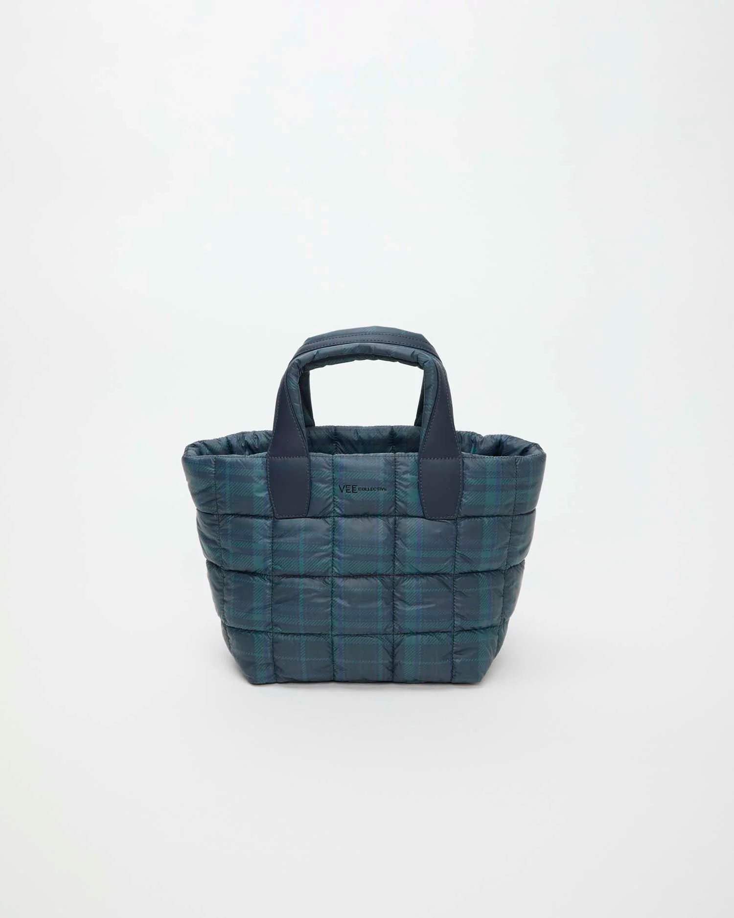 Porter Tote Small Ivy Plaid by VEE COLLECTIVE