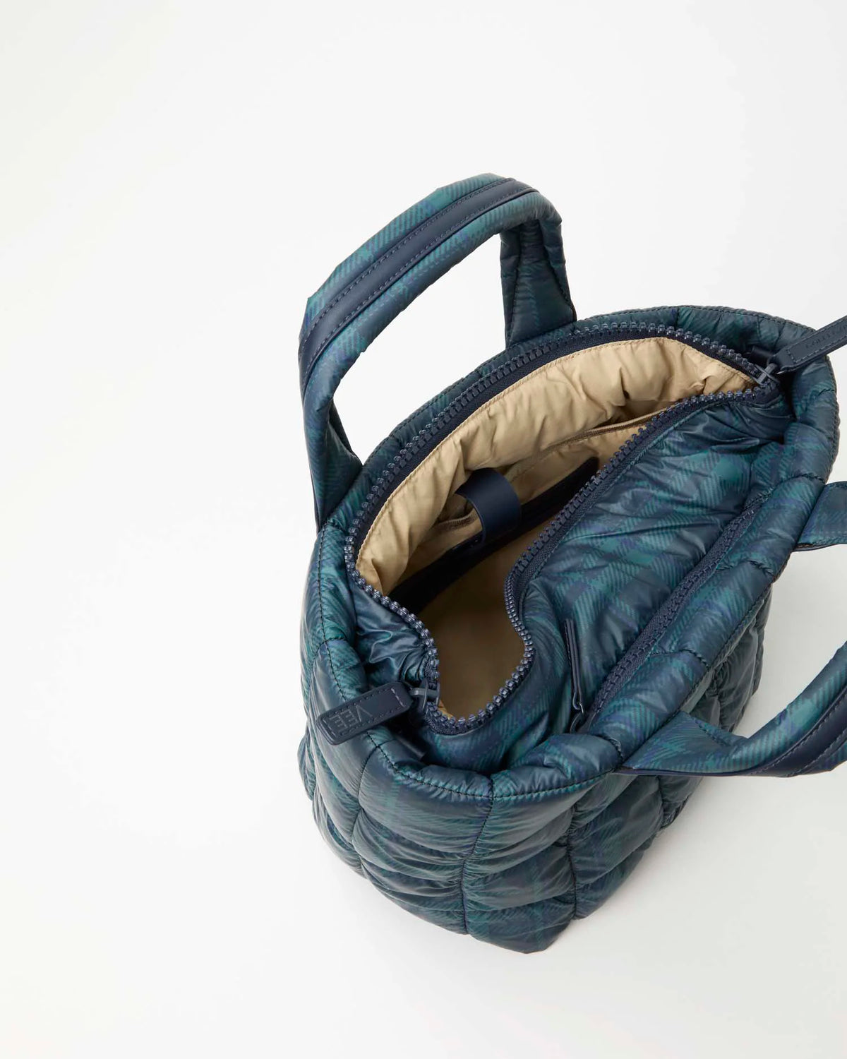 Porter Tote Small Ivy Plaid by VEE COLLECTIVE