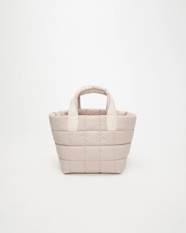 Front view of the Porter Tote Bag Small in Soft Taupe by Vee Collective.