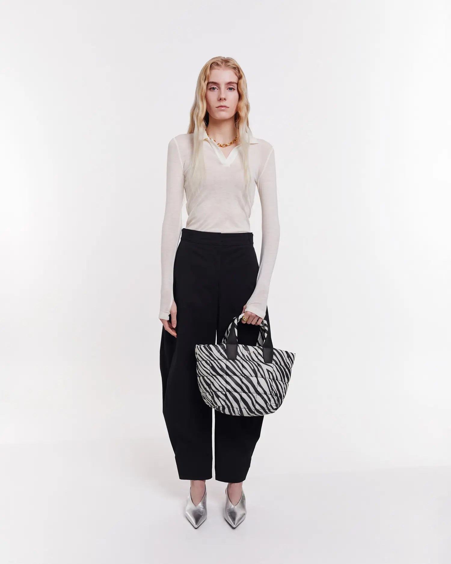 関税・送料込【VeeCollective】ゼブラポータートートミニバッグ Porter Tote Small | Zebra Kleine Tote Taschen | VEE COLLECTIVE