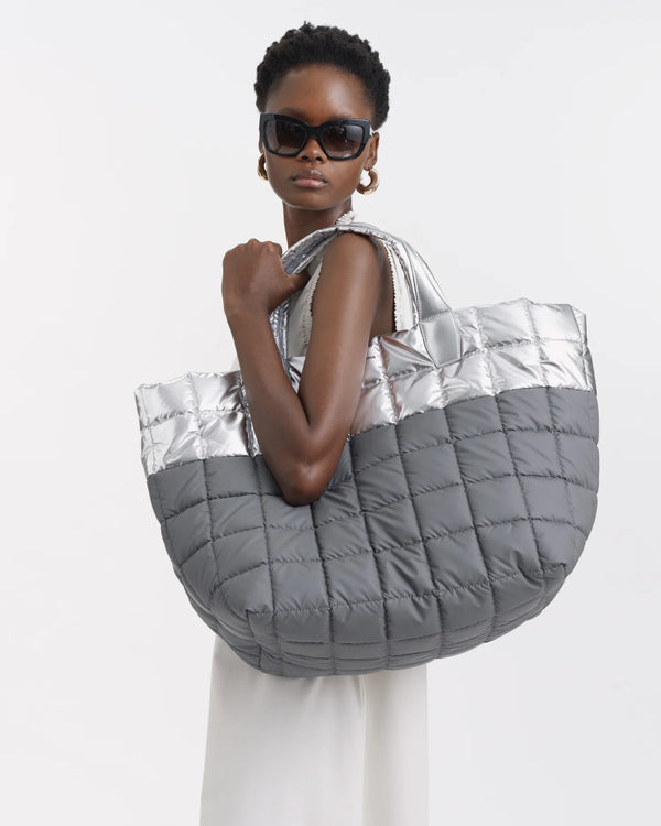 Porter Weekender Silver Grey by VEE COLLECTIVE