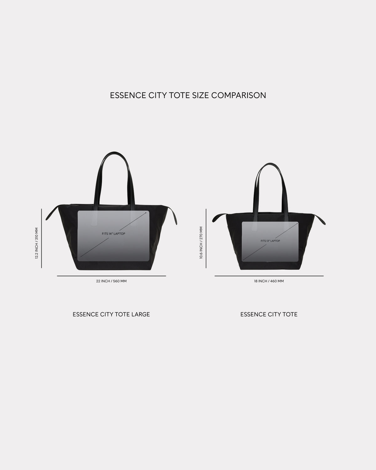 Essence City Tote Black