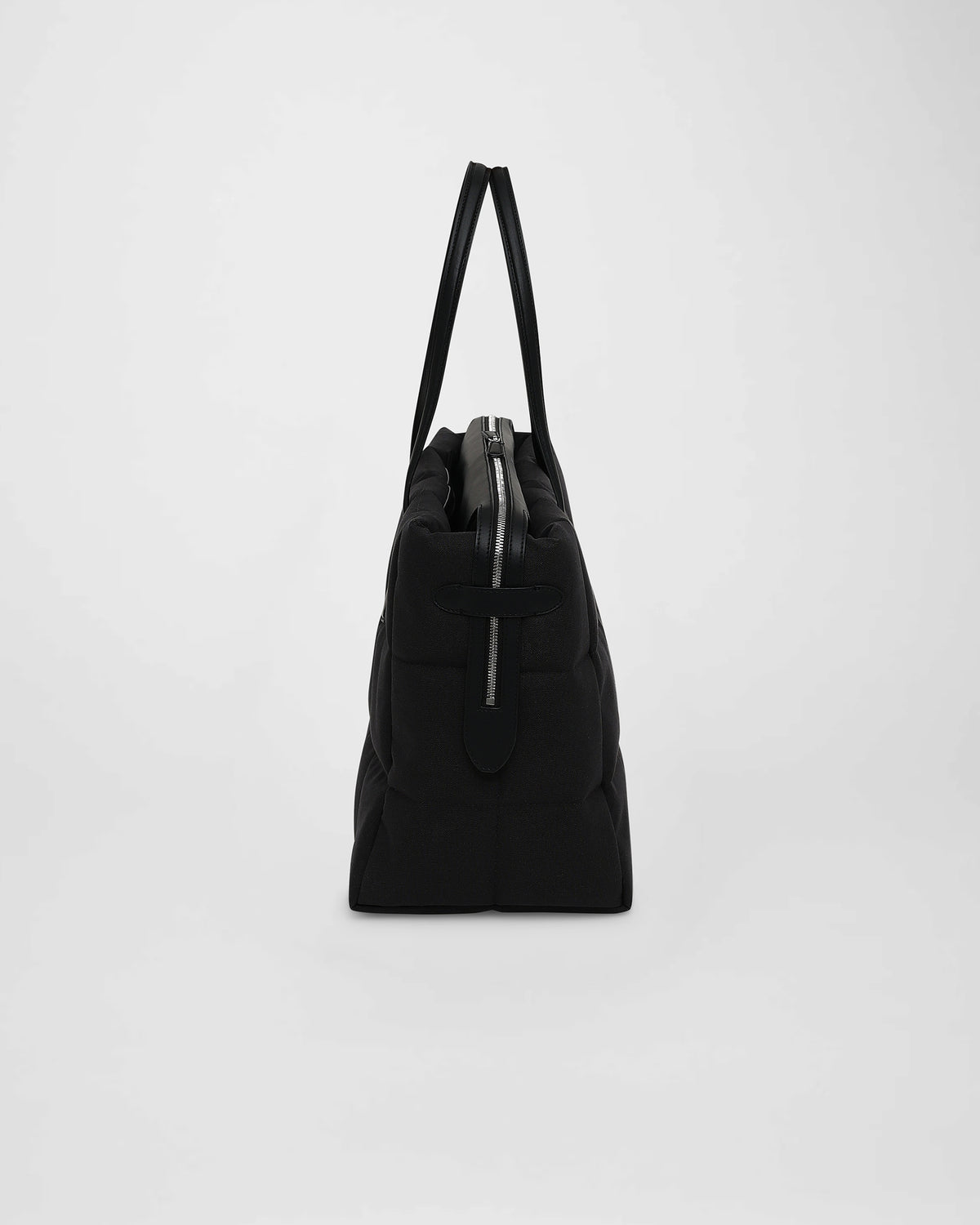 Tela Tote Large Black Canvas