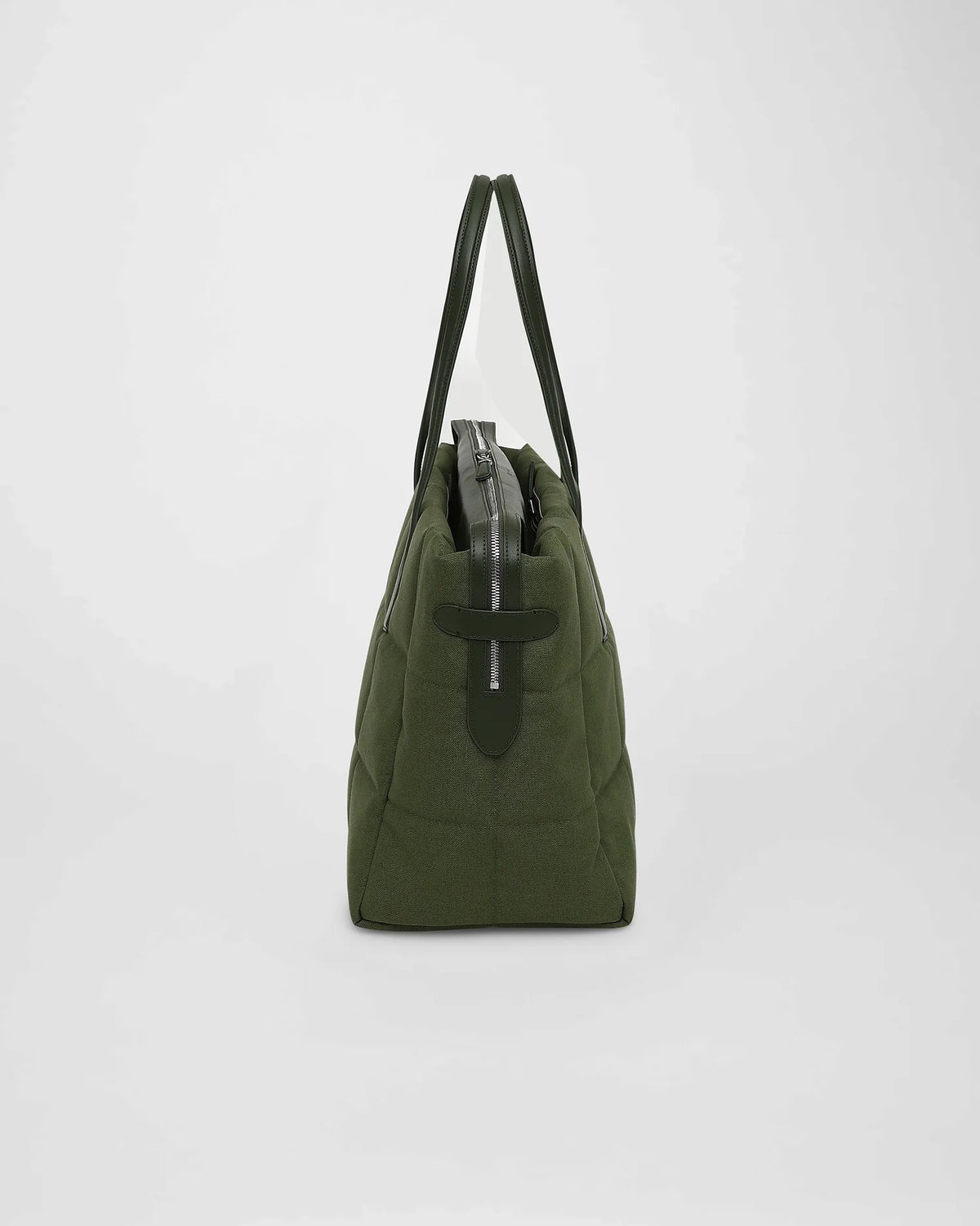Tela Tote Large Olive Canvas