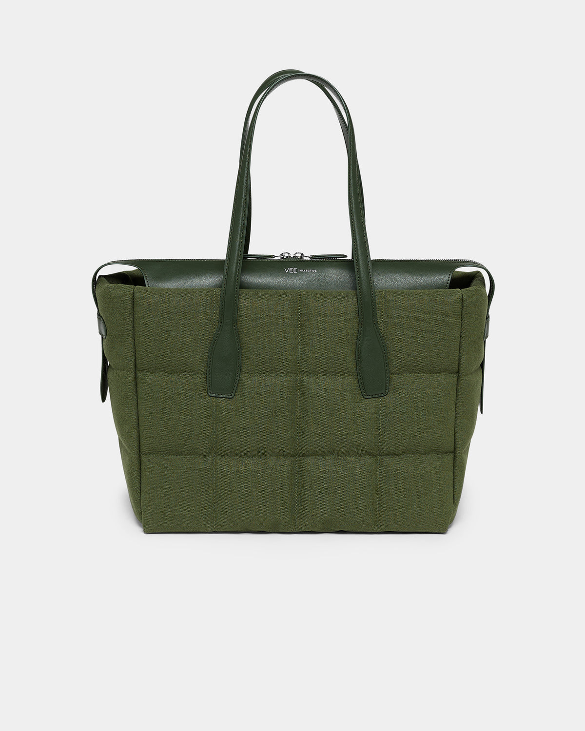 Tela Tote Medium Olive Canvas
