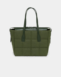 Tela Tote Medium Olive Canvas