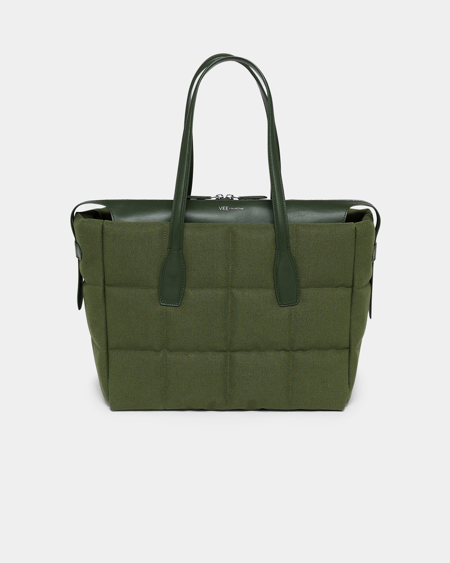 Tela Tote Medium Olive Canvas