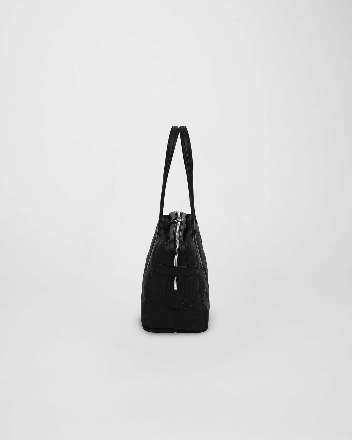 Tela Tote Small Black Canvas