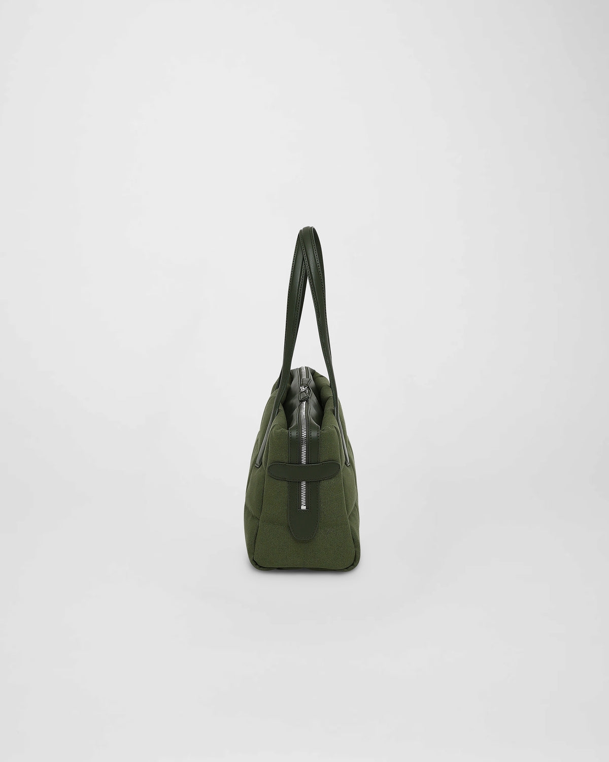Tela Tote Small Olive Canvas