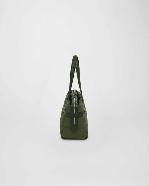 Tela Tote Small Olive Canvas