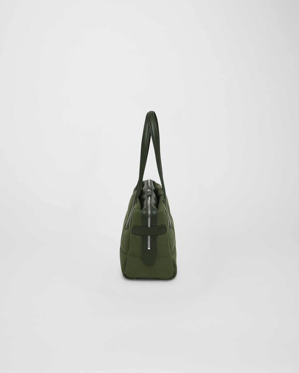 Tela Tote Small Olive Canvas