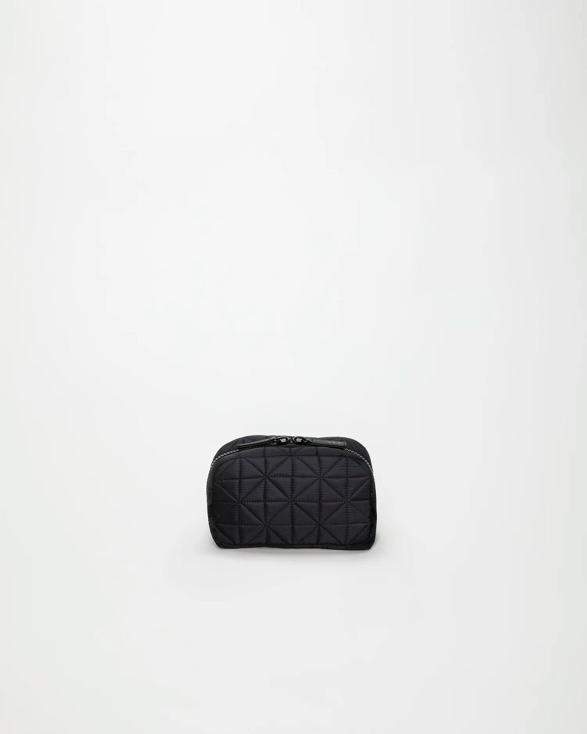 Belt Bag in Black from Vee Collective, front view product image.