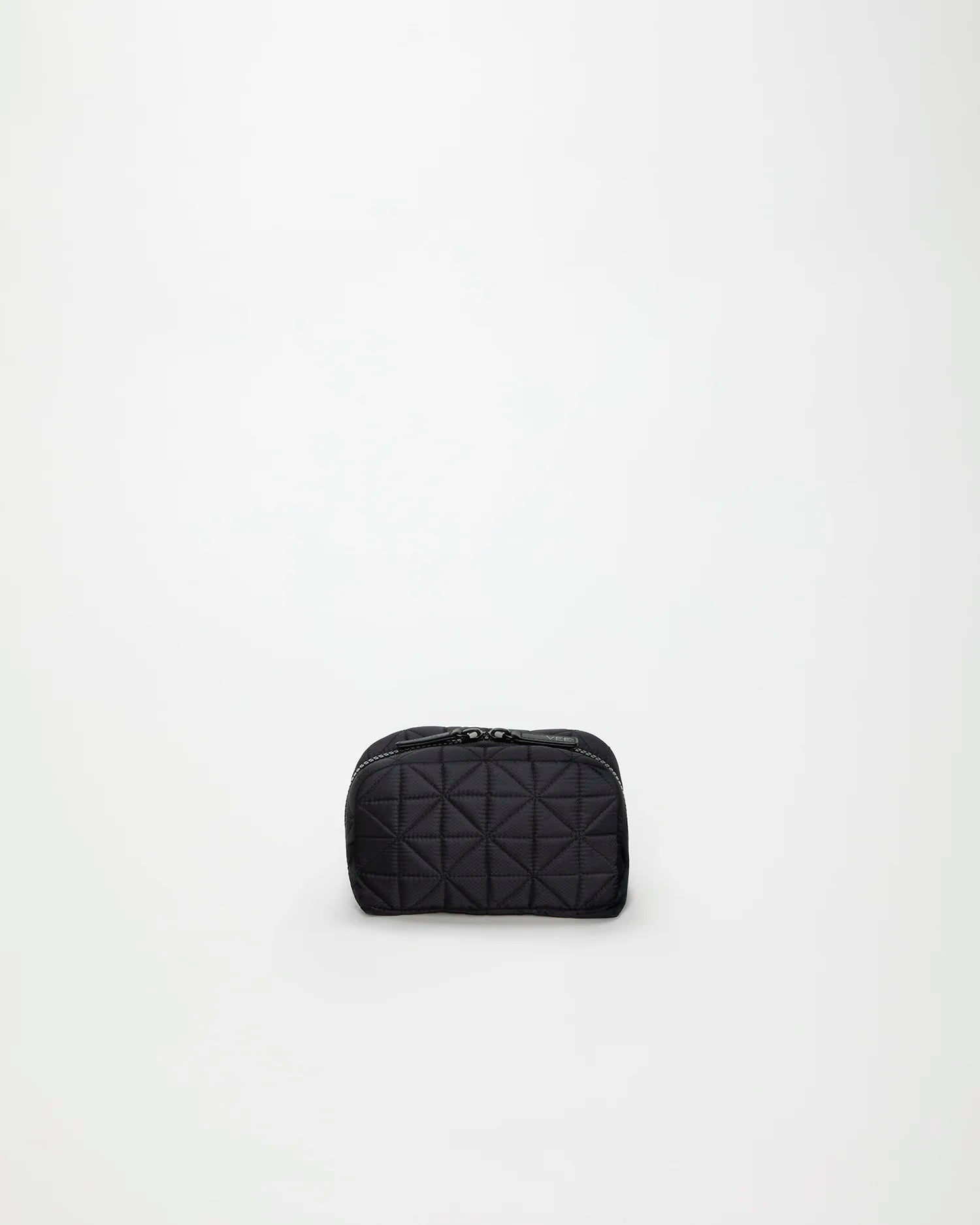 Belt Bag in Black from Vee Collective, front view product image.