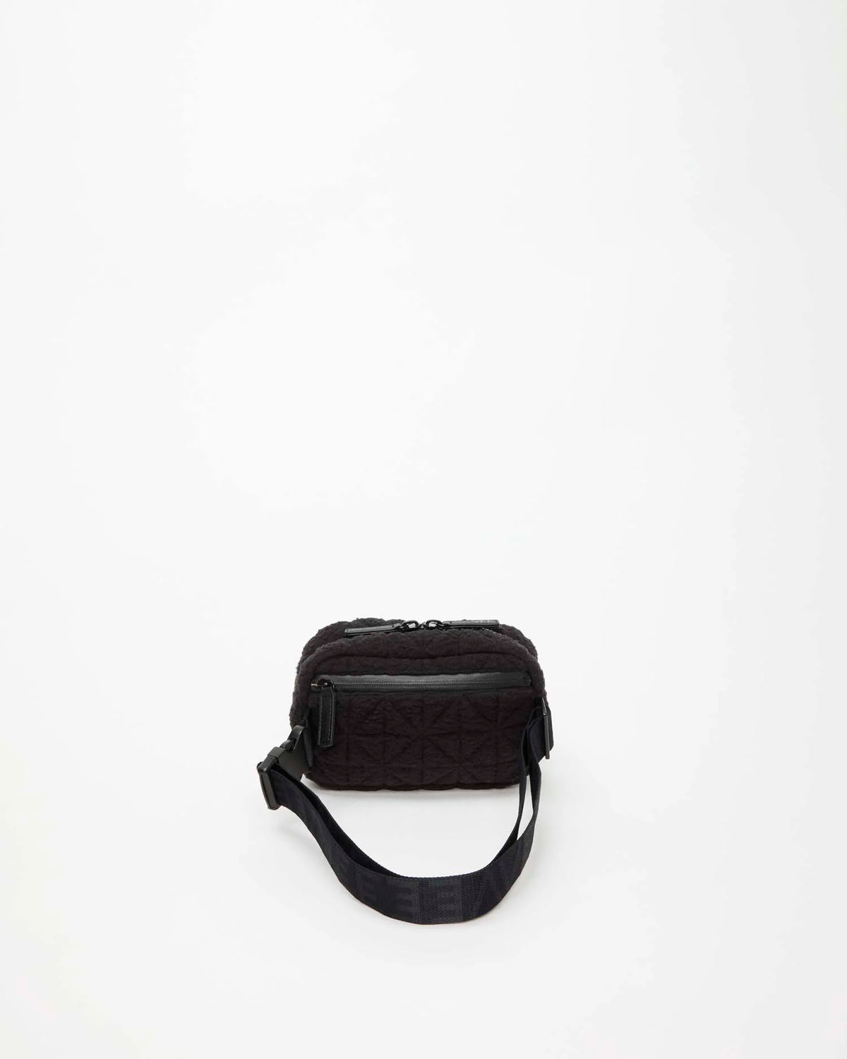 Vee Belt Bag Black Sherpa by VEE COLLECTIVE