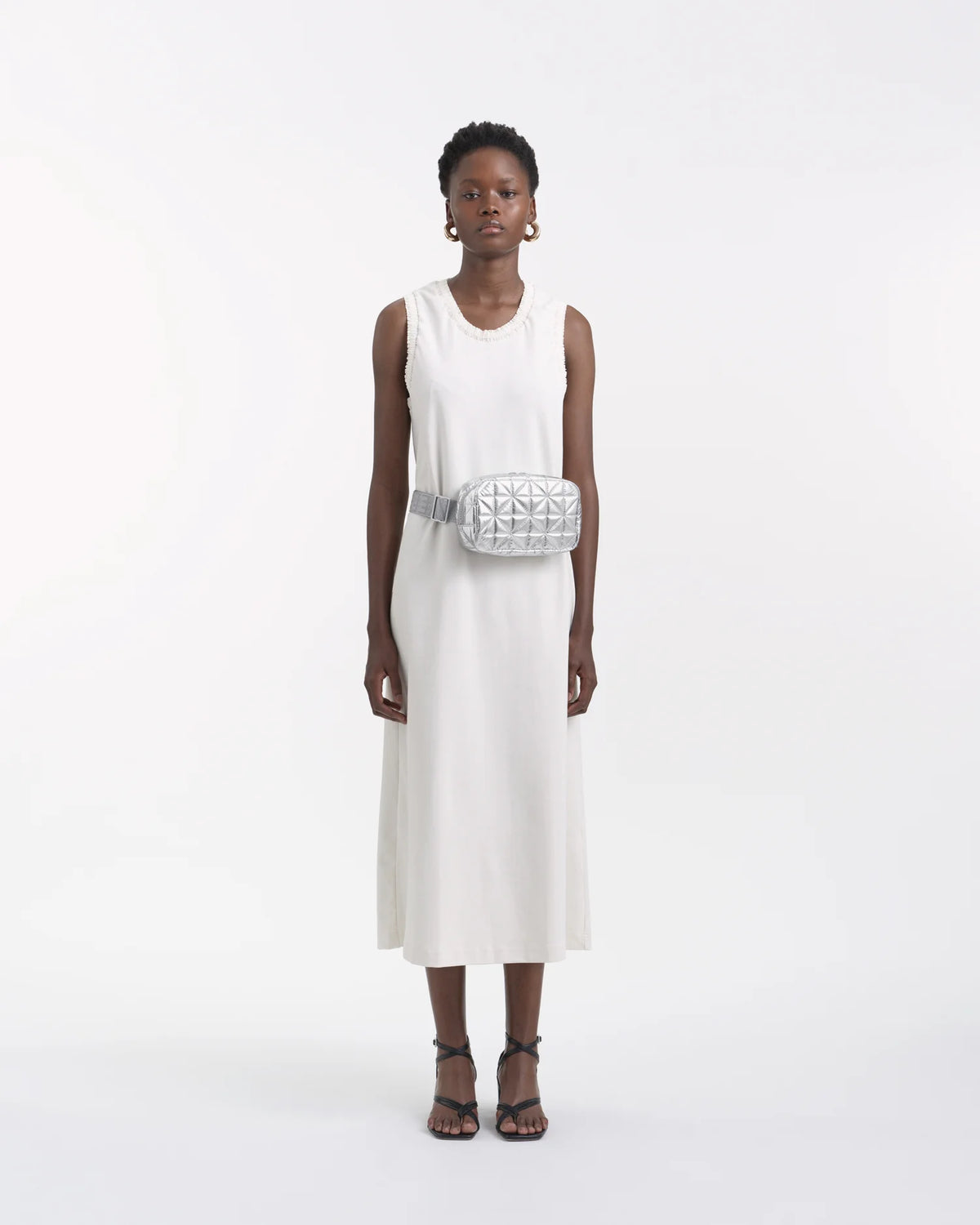 Vee Belt Bag Chrome Metallic by VEE COLLECTIVE