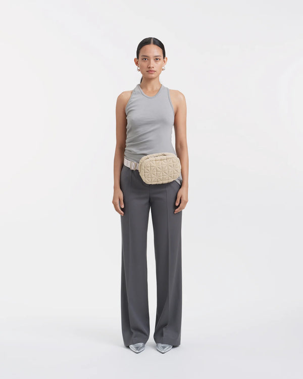 Vee Belt Bag Cream Sherpa by VEE COLLECTIVE