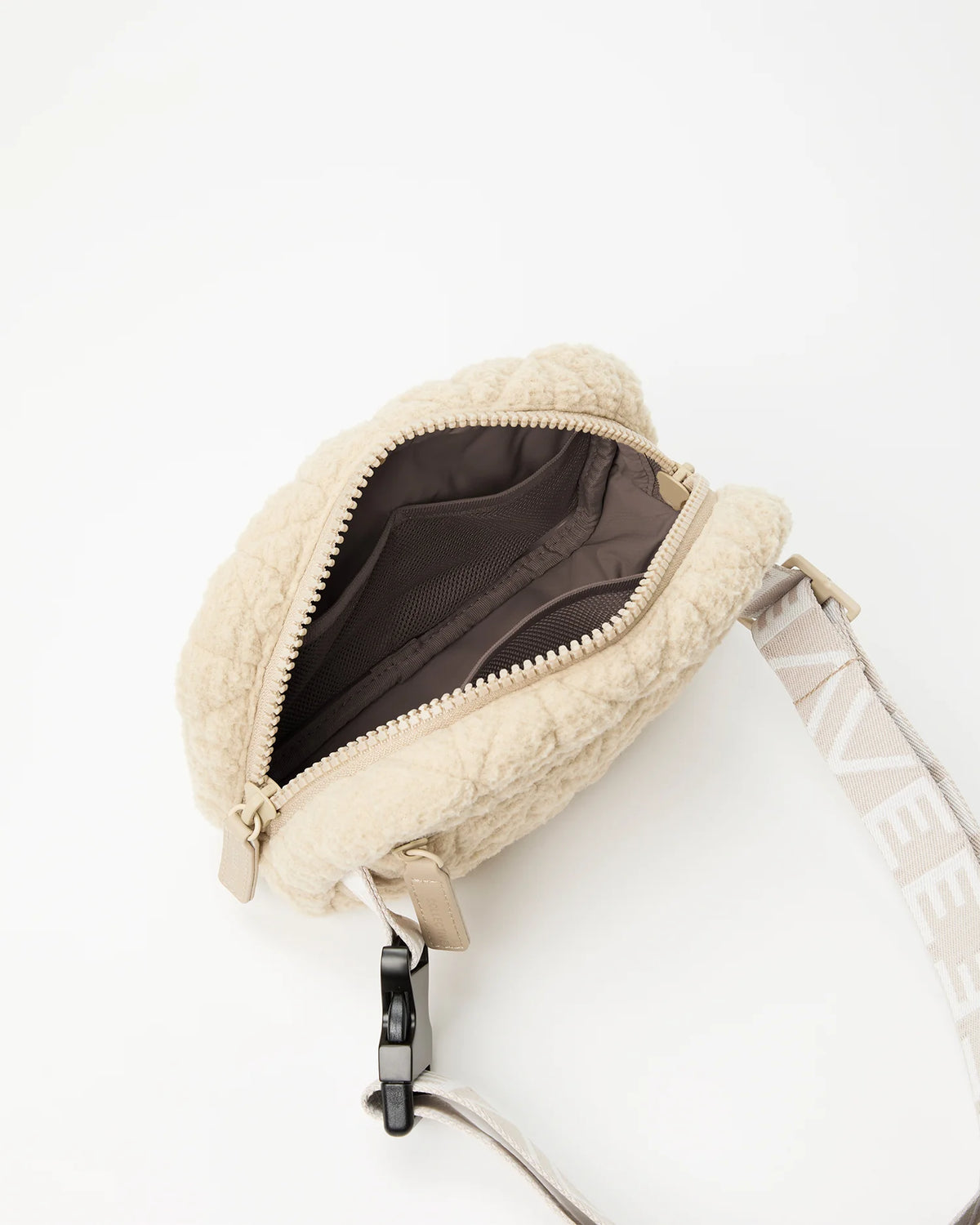 Vee Belt Bag Cream Sherpa by VEE COLLECTIVE