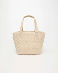 Vee Tote Medium Cream Sherpa by VEE COLLECTIVE