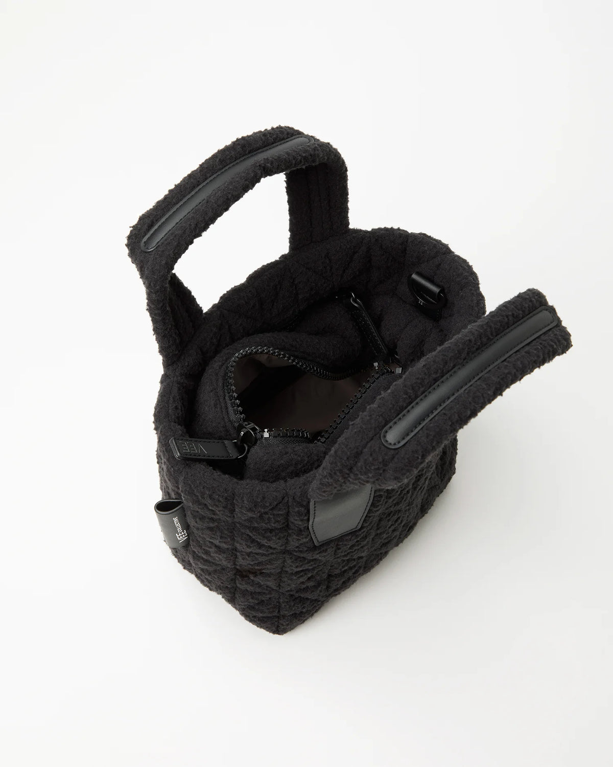 Vee Tote Mini Black Sherpa by VEE COLLECTIVE