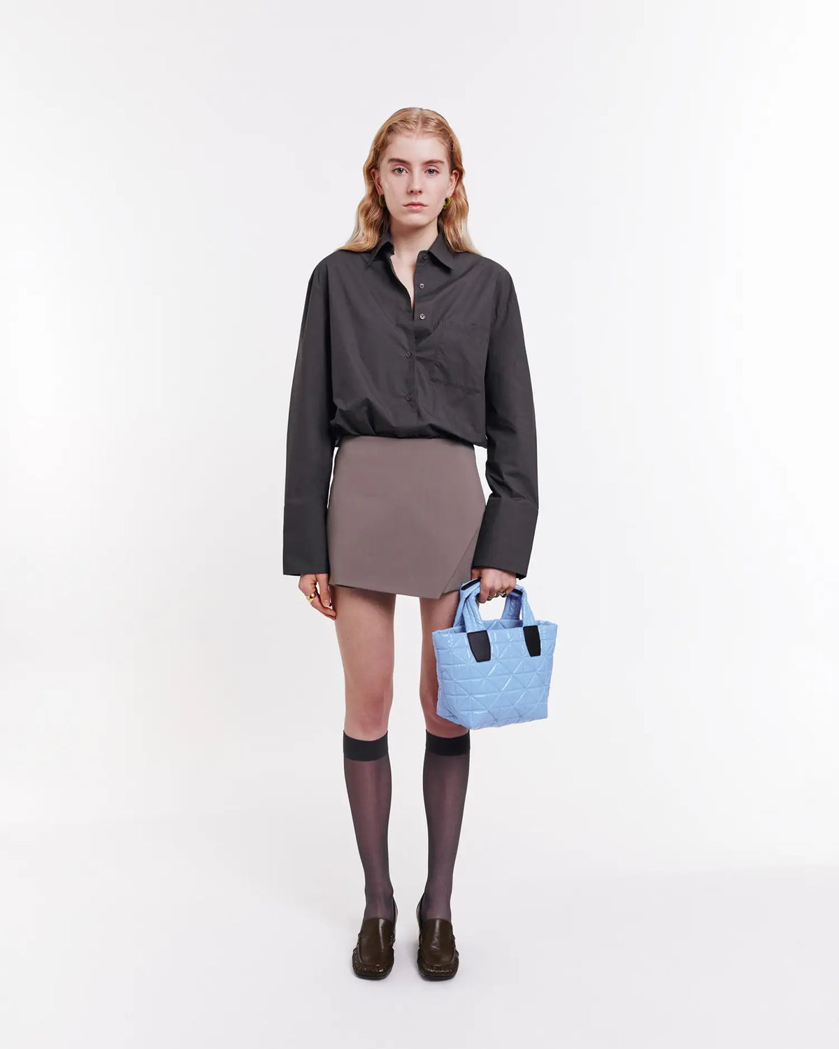 Vee Tote Mini Cerulean Vinyl - VEE COLLECTIVE