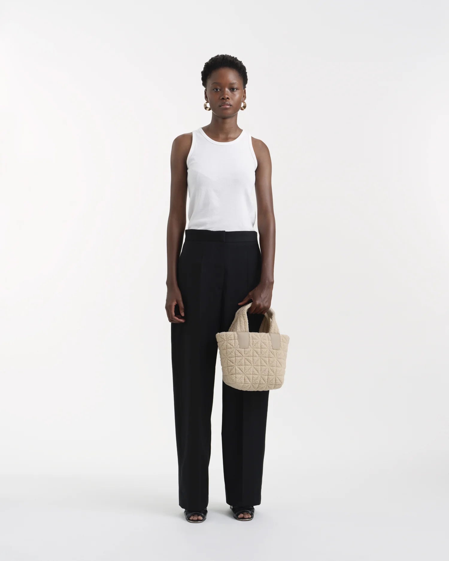 Vee Tote Mini Cream Sherpa by VEE COLLECTIVE