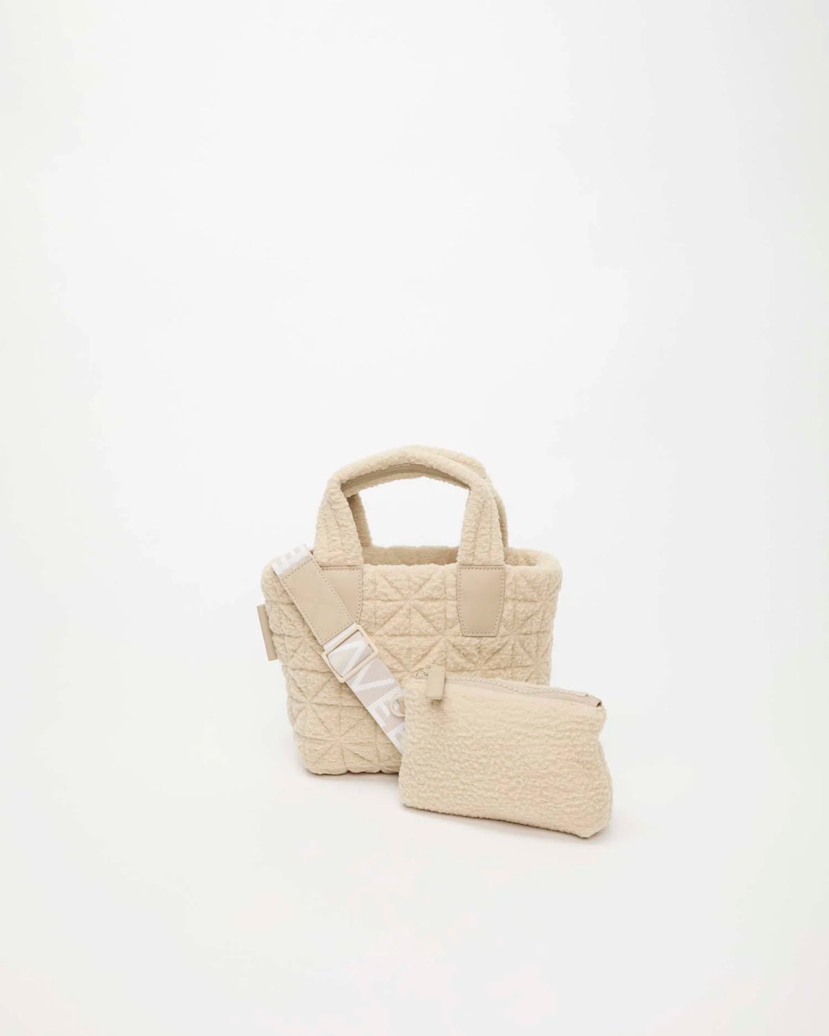 Vee Tote Mini Cream Sherpa by VEE COLLECTIVE