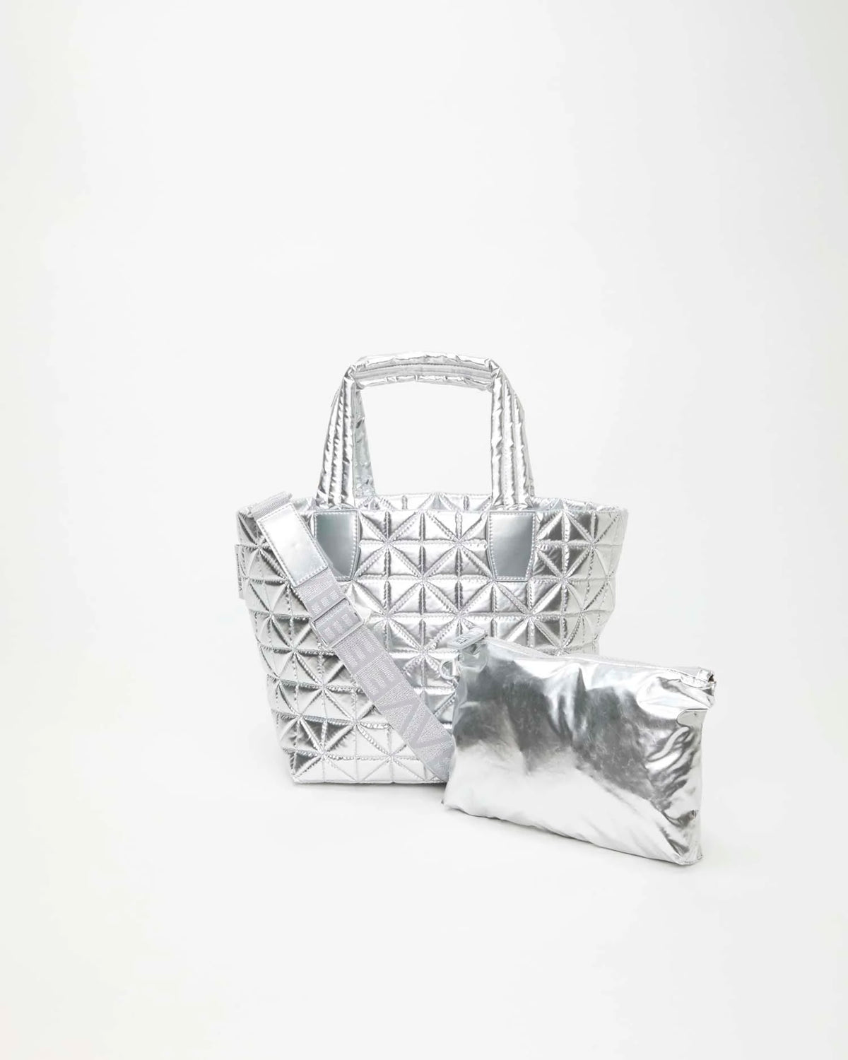 Vee Tote Small Chrome Metallic