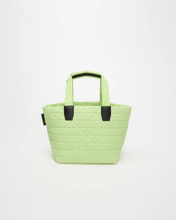 Front view of the Vee Tote Bag Small in Limelight by Vee Collective.