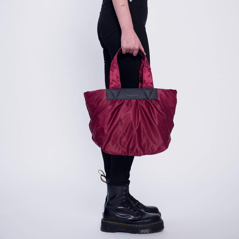 small / oxblood
